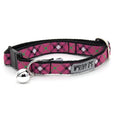 Worthy Dog Pink Plaid Collar