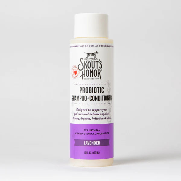 Skouts Honor Lavender Probiotic Shampoo +Conditioner