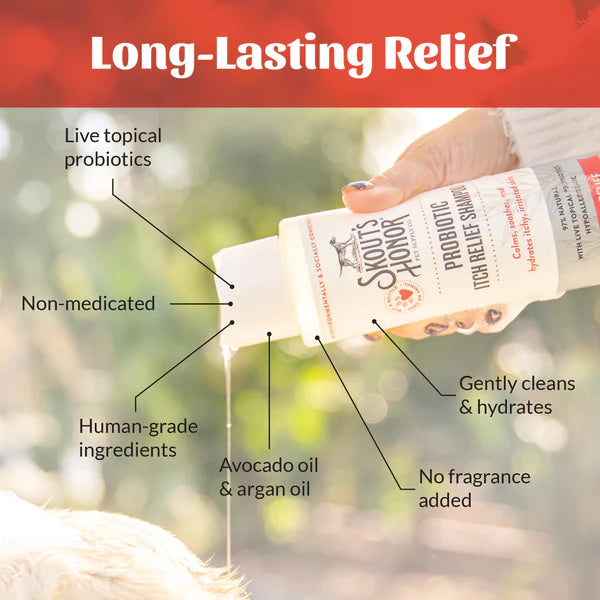 Skouts Honor Probiotic Itch Relief Shampoo