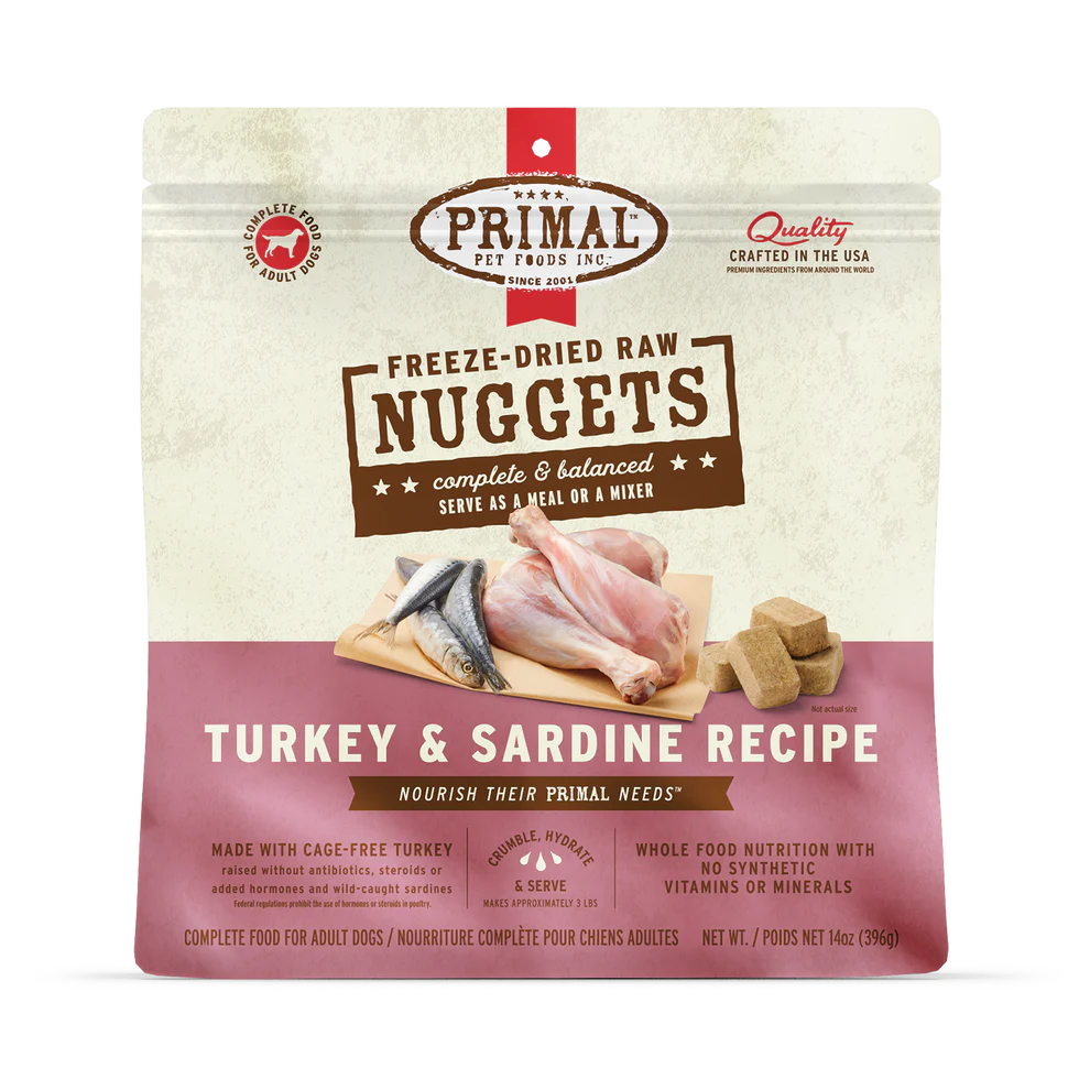 Primal Turkey Sardine Freeze Dried