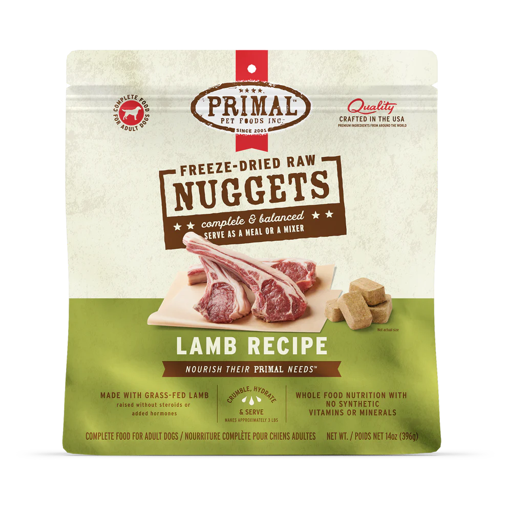 Primal Lamb Freeze Dried