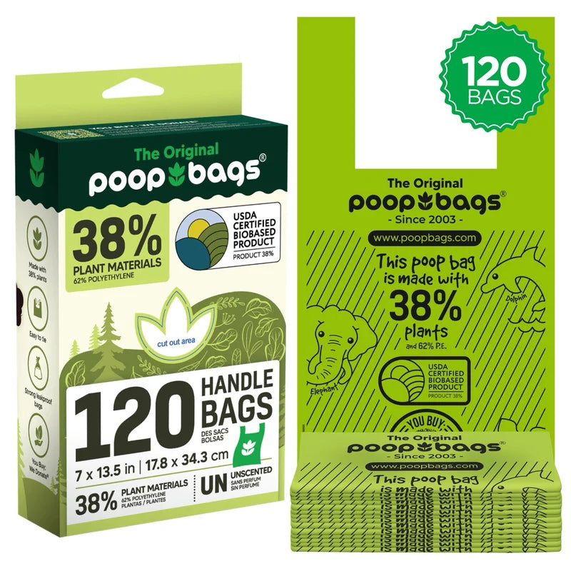 The Original Poop Bags 120 Handle Bags