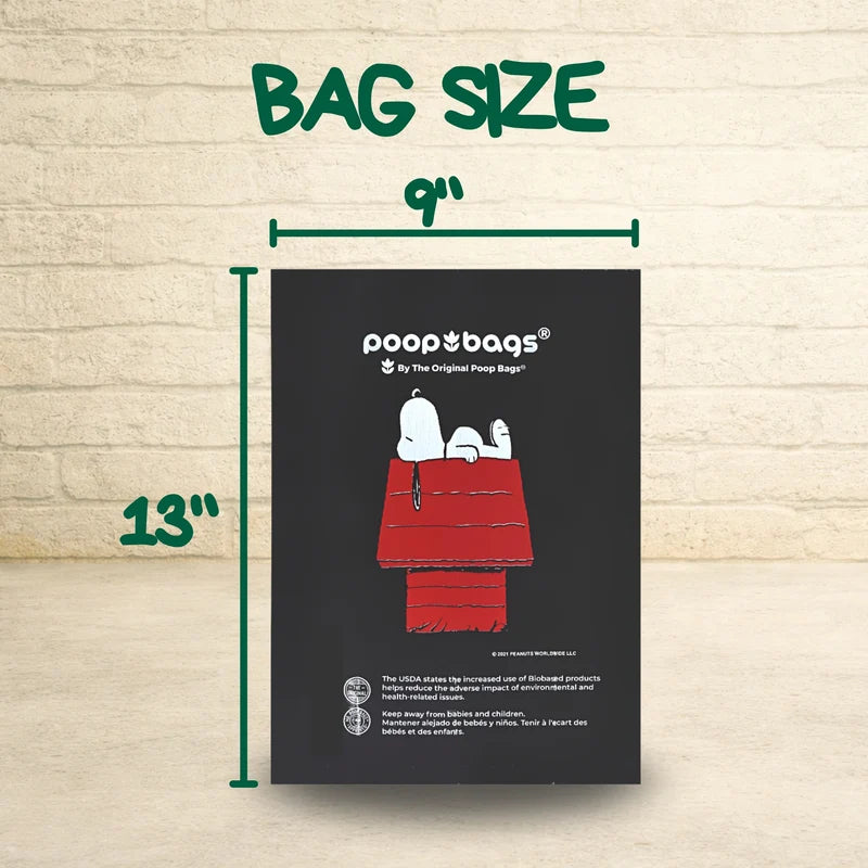 Original Poop Bags Snoopy Roll 120