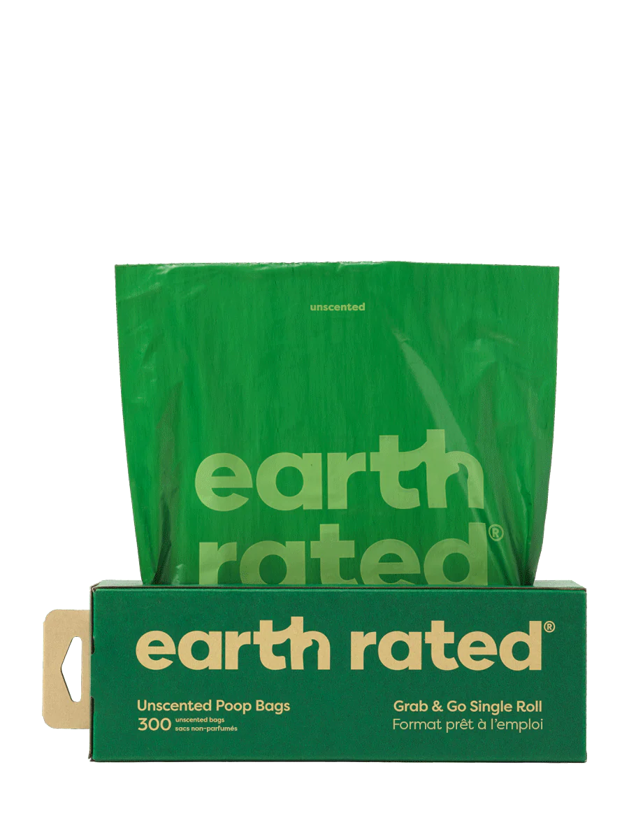 Earth Rated Grab and Go Poop Bags- Single Roll