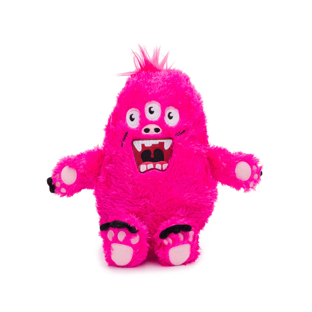 FabDog Fluffy Large Pink Monster