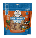 Raw Dog Cheezburgwe in Pawidise Puffs