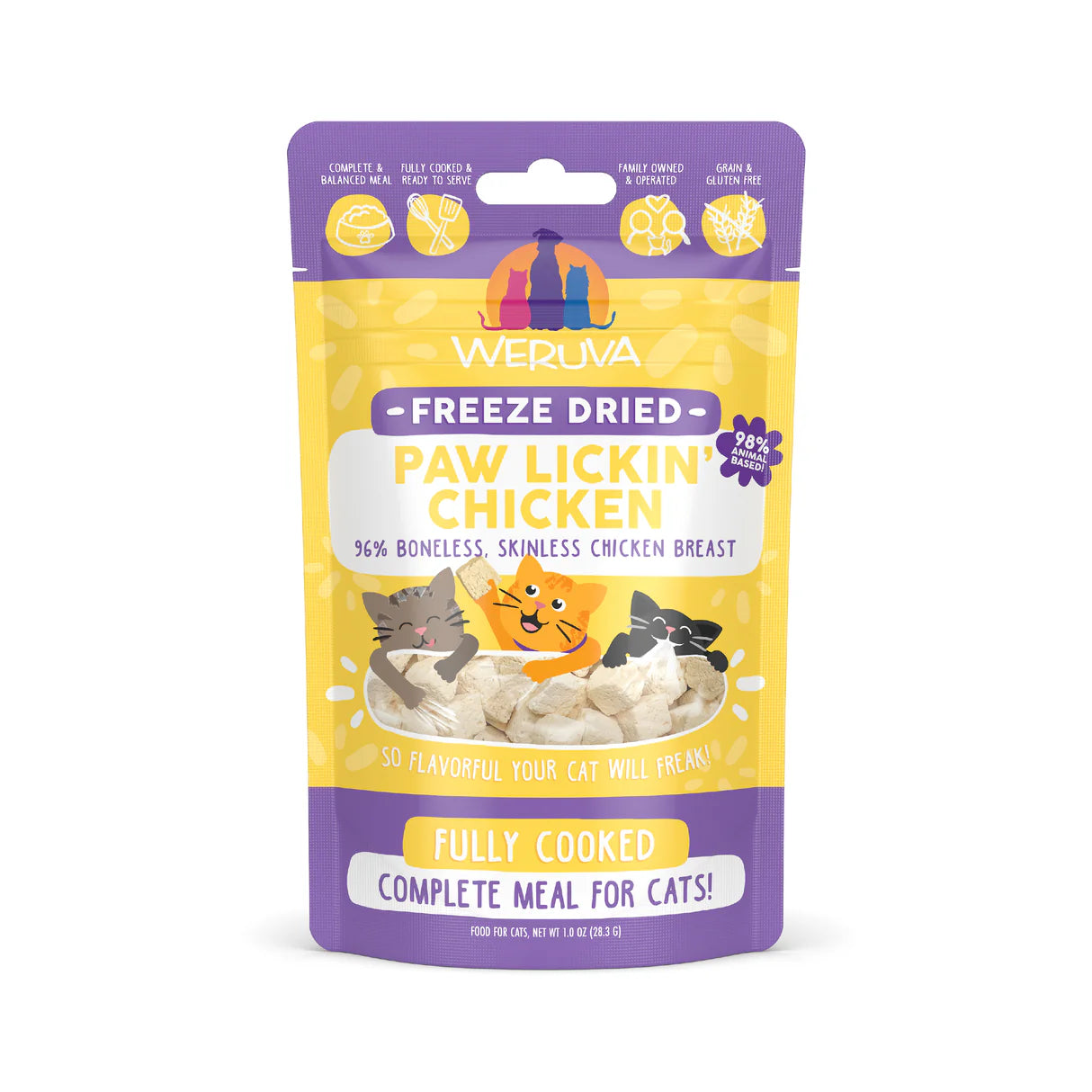 Weruva Cat Paw Lickin' Chicken Freeze Dried