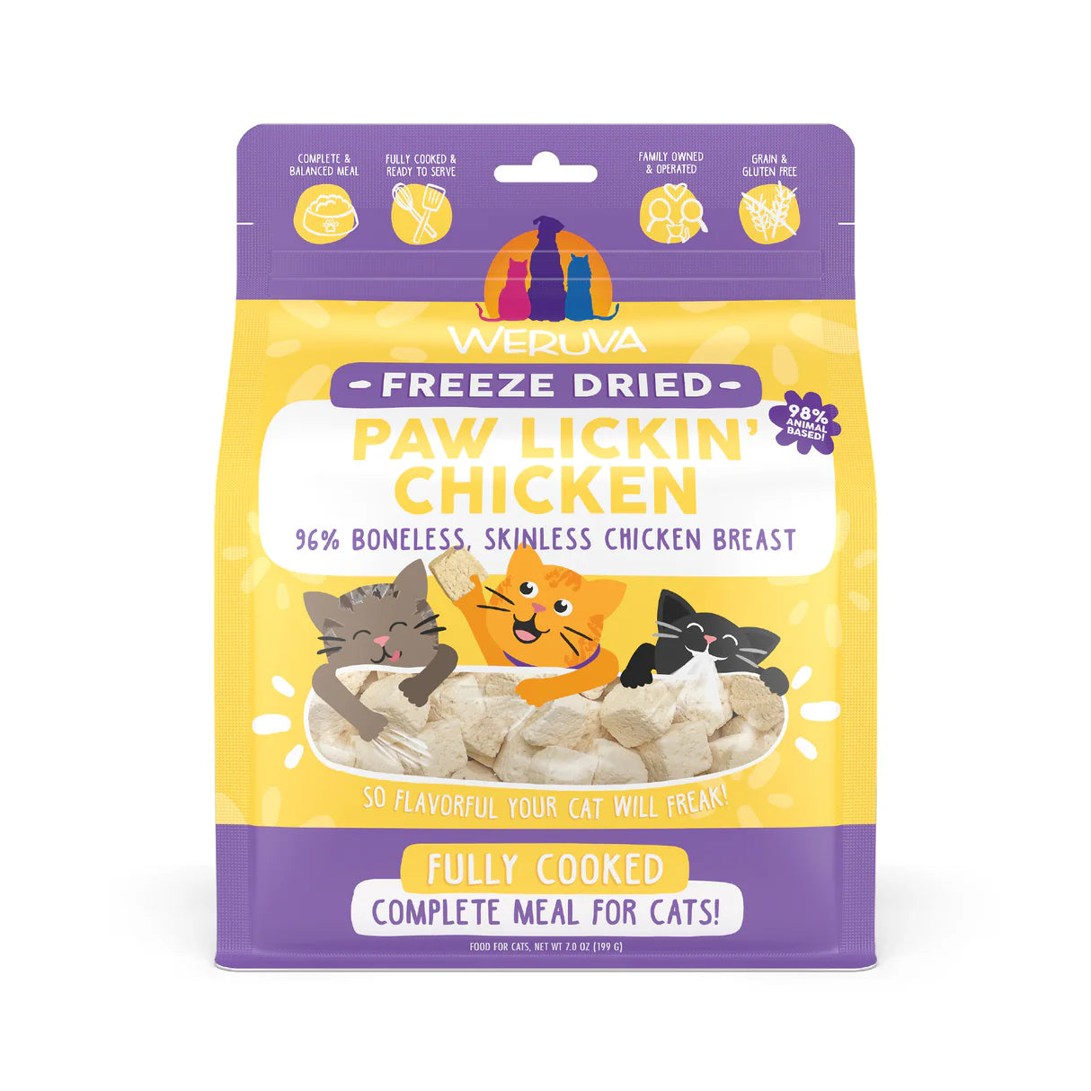 Weruva Cat Paw Lickin' Chicken Freeze Dried