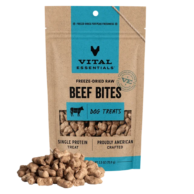 Vital Essentials Freeze Dried Beef Bites