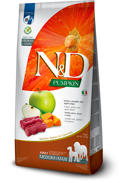 Farmina N&D Venison & Apple Adult Medium & Maxi