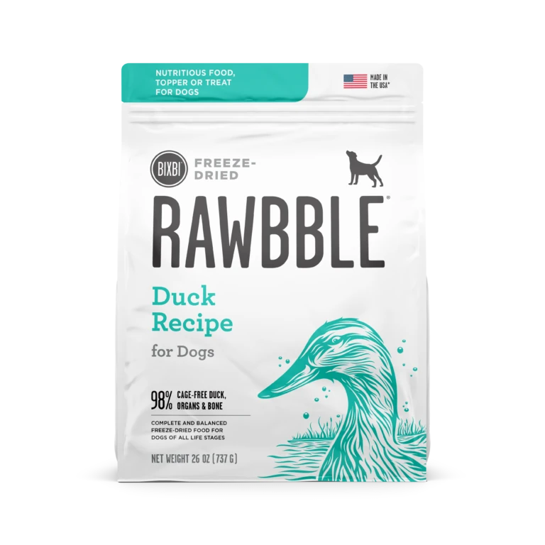 Bixbi Rawbble Duck Freeze Dried Dog Food