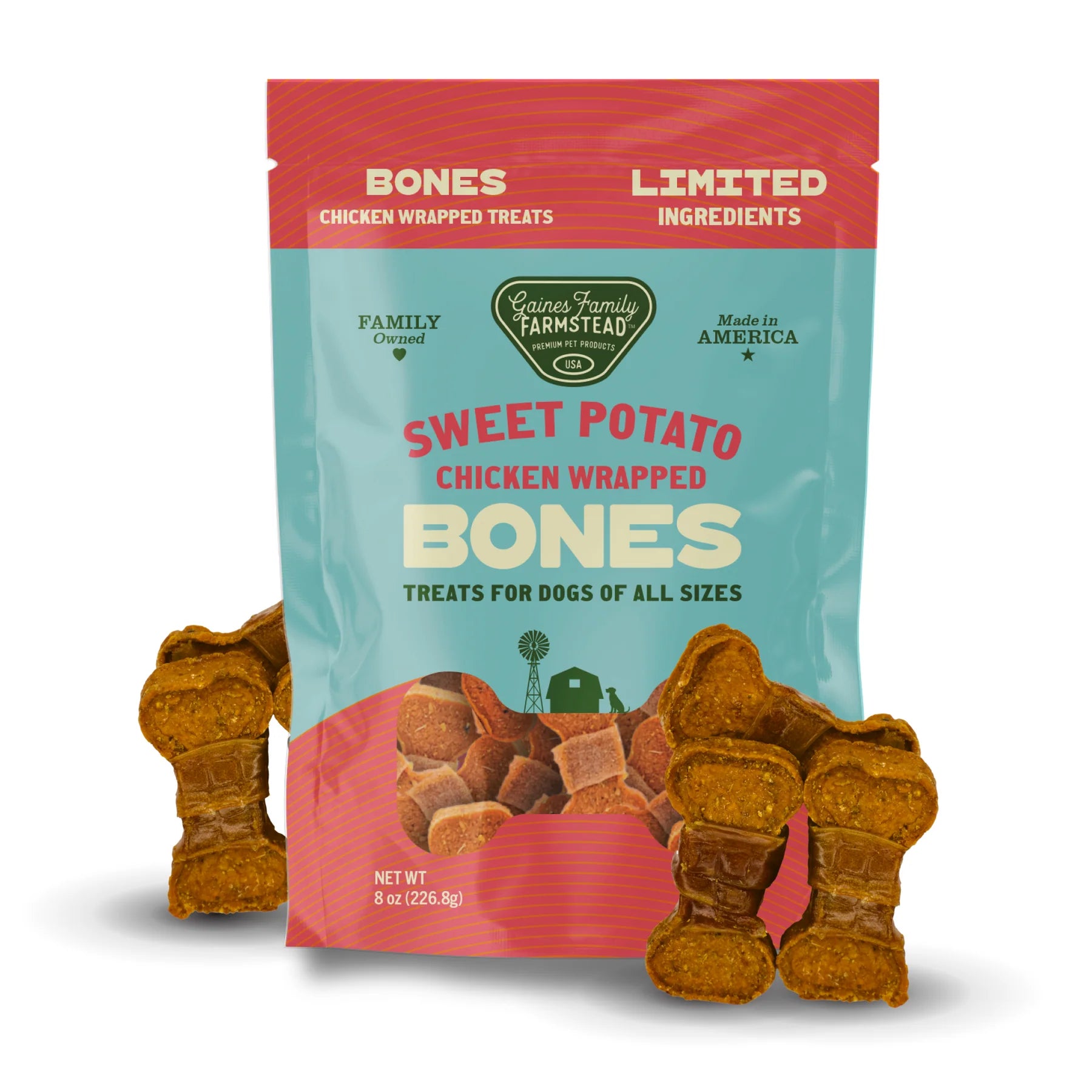 Gaines Family Sweet Potato Chicken Wrapped Bones