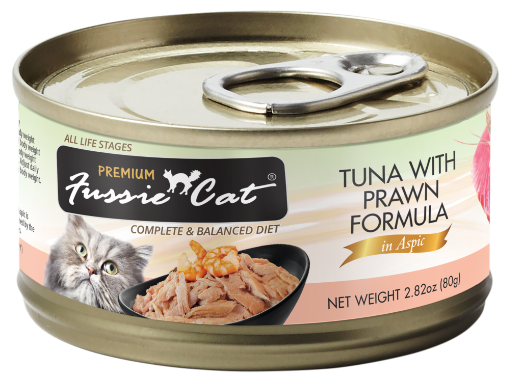 Fussie Cat Tuna With Prawns
