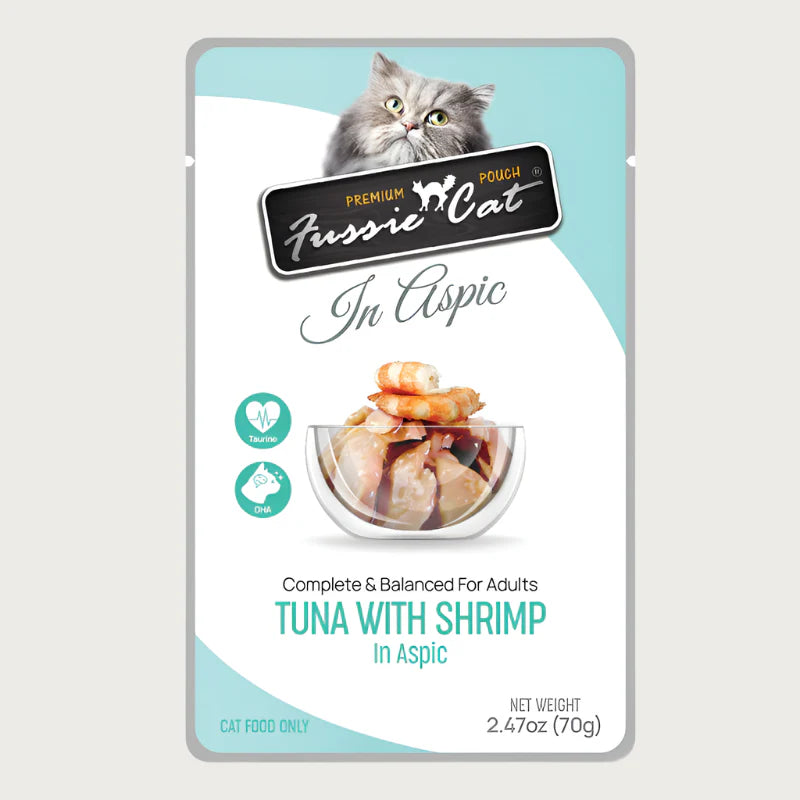 Fussie Cat Tuna With Shrimp Pouch