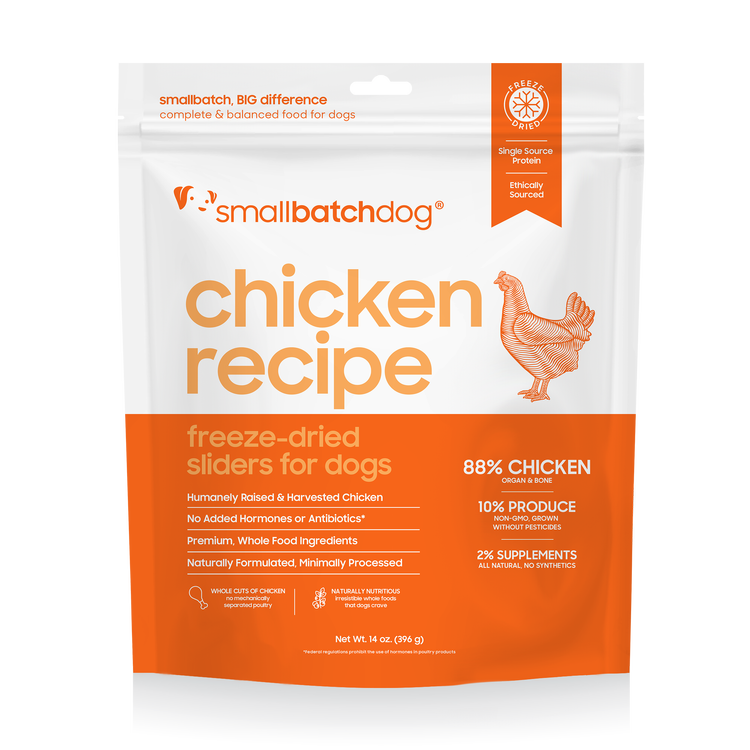 Small Batch Chicken Freeze Dried Sliders