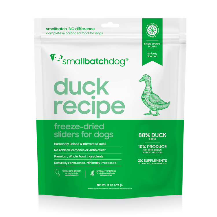 Small Batch Duck Freeze Dried Sliders