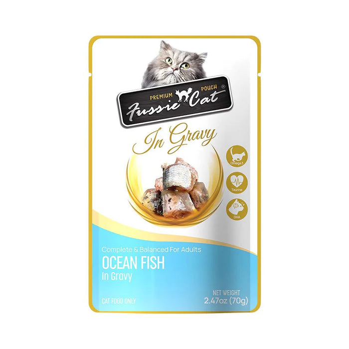 Fussie Cat Ocean Fish Pouch