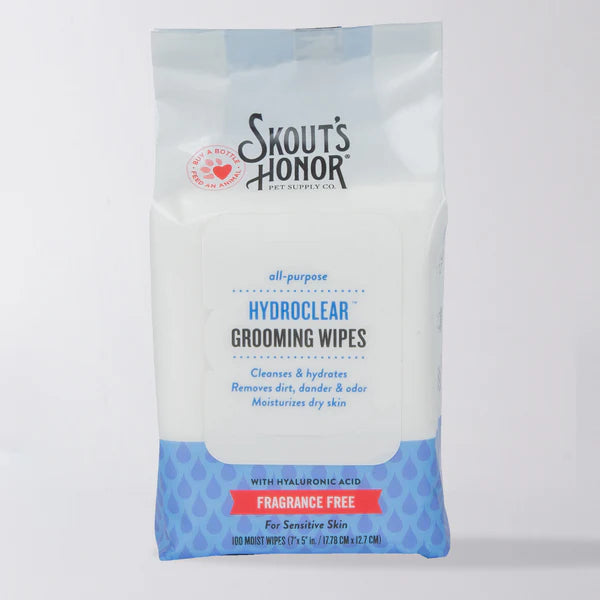 Skout's Honor Hydroclear Grooming Wipes