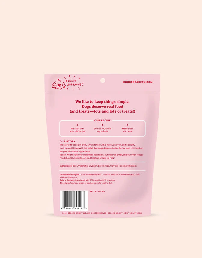 Bocces Beef & Carrot Jerky Sticks