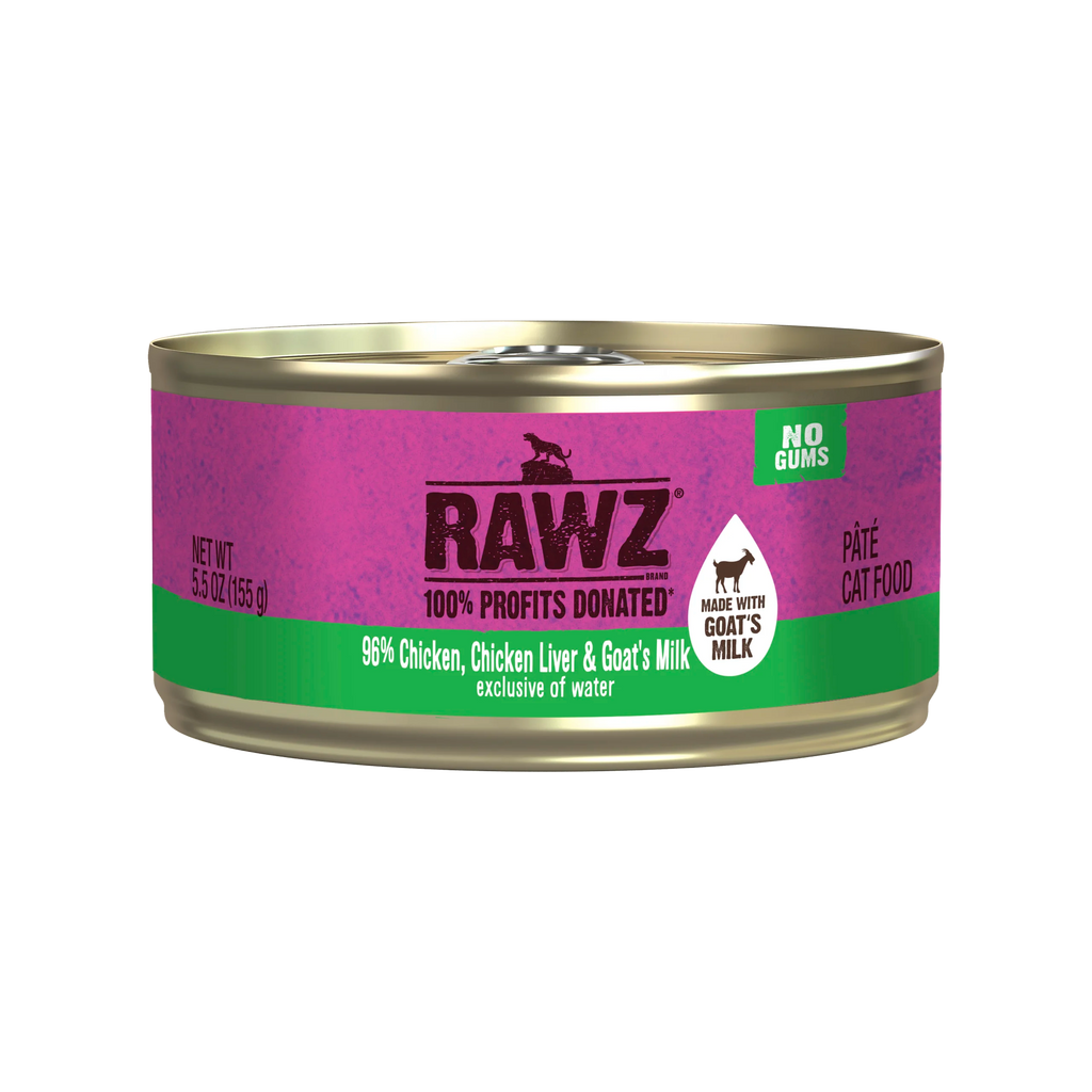Rawz  96% Chicken, Chicken Liver & Goat's Milk
