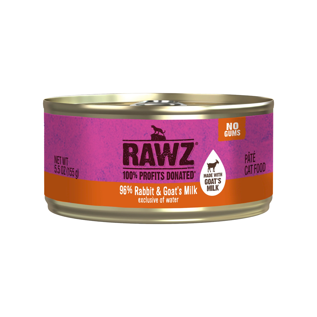 Rawz 96% Rabbit & Goat Milk Cat Foof