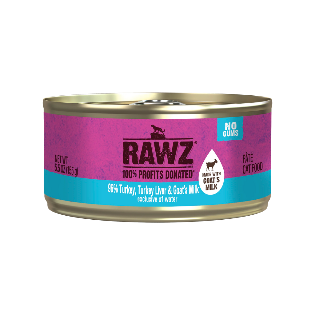 Rawz 96% Turkey, Turkey Liver & Goat's <ilk