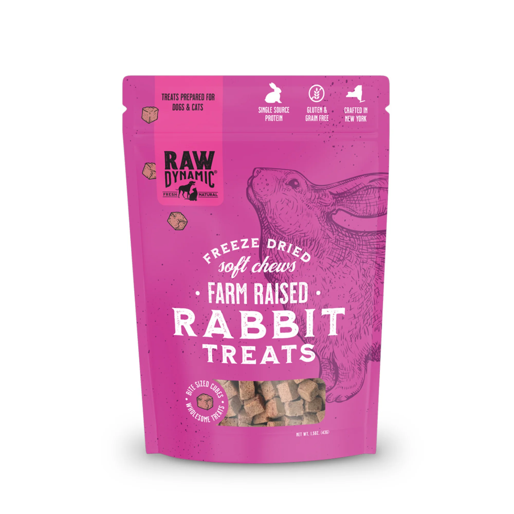 Raw Dynamic Freeze Dried Rabbit Treats