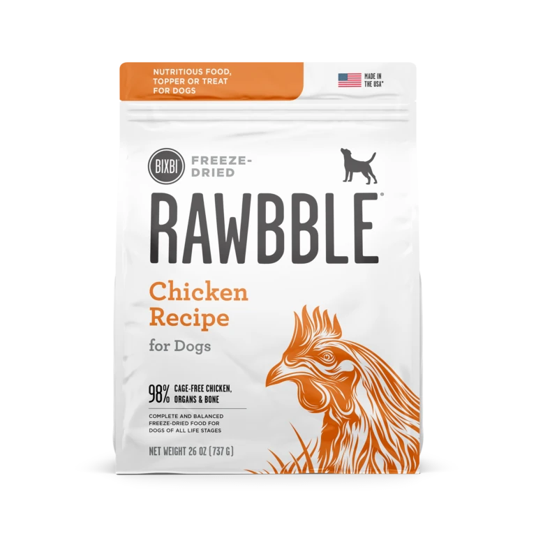 Bixbi Rawbble Chicken Freeze Dried Dog Food