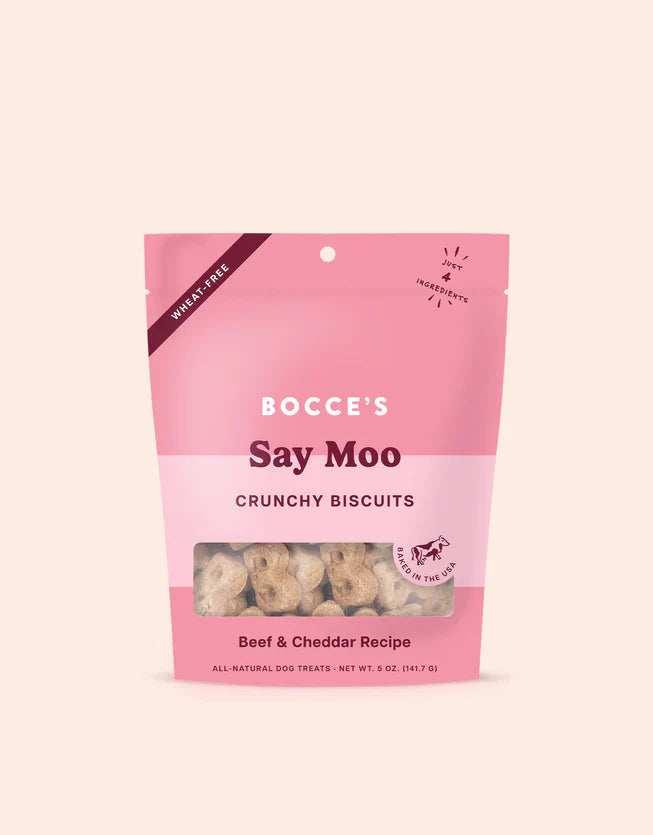 Bocce's Say Moo Crunchy Biscuits