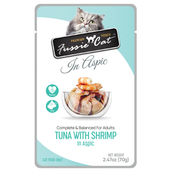 Fussie Cat Tuna With Shrimp Pouch