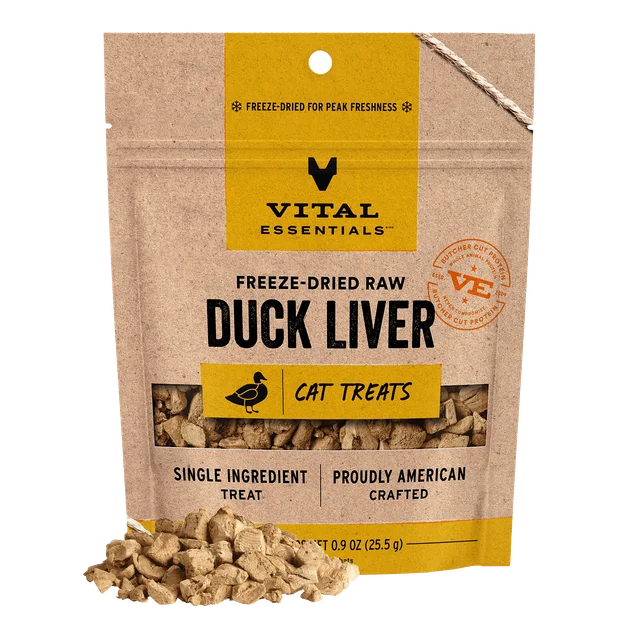 Vital Essentials Duck Liver Cat Treat