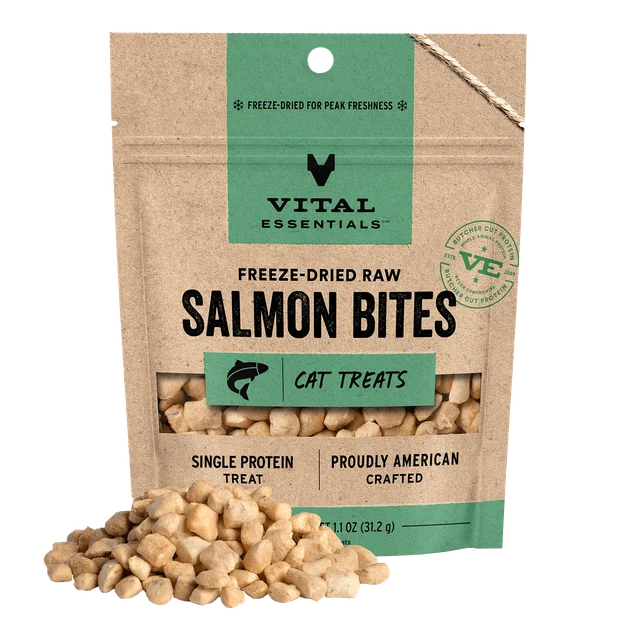Vital Essentials Salmon Bites Cat Treats