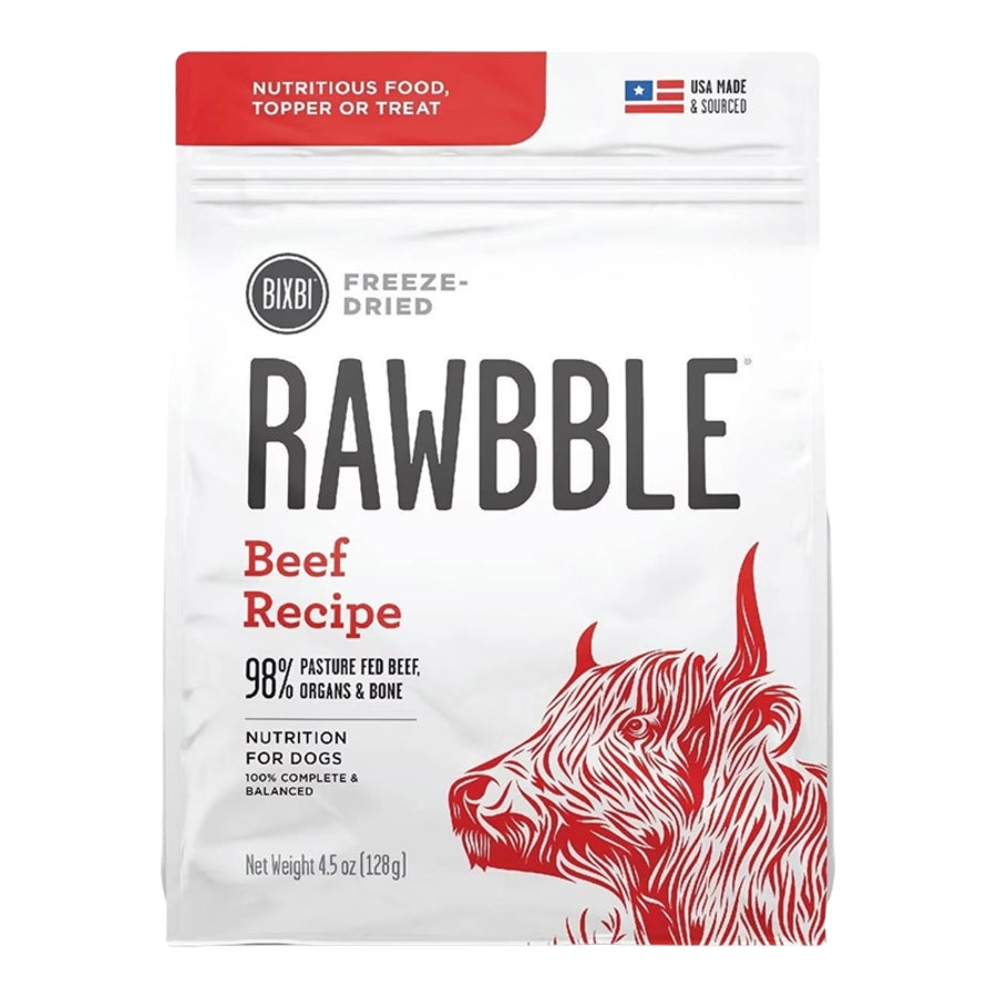Bixbi Rawbble Beef Freeze Dried Dog Food