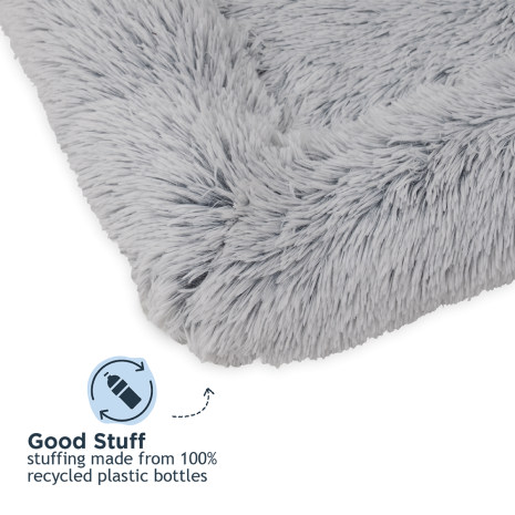 Tall Tails Grey Cuddle Crate Bed