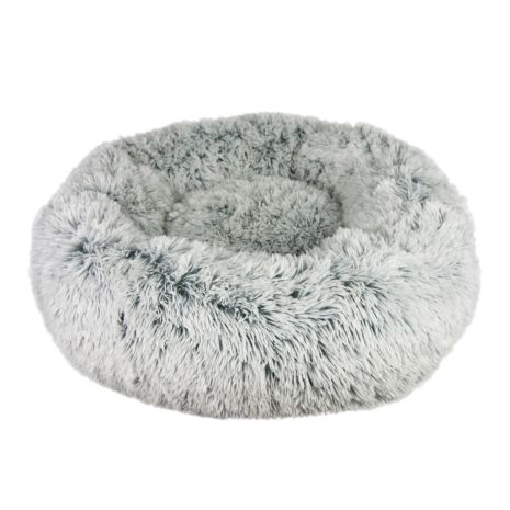 Tall Tails Grey Donut Bed