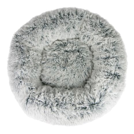 Tall Tails Grey Donut Bed
