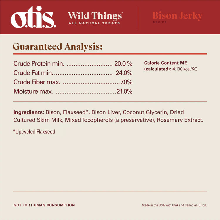 O.T.I.S. Bison Jerky