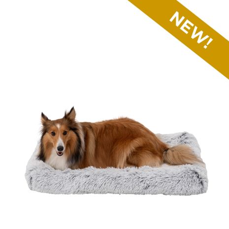 Tall Tails Grey Cuddle Crate Bed