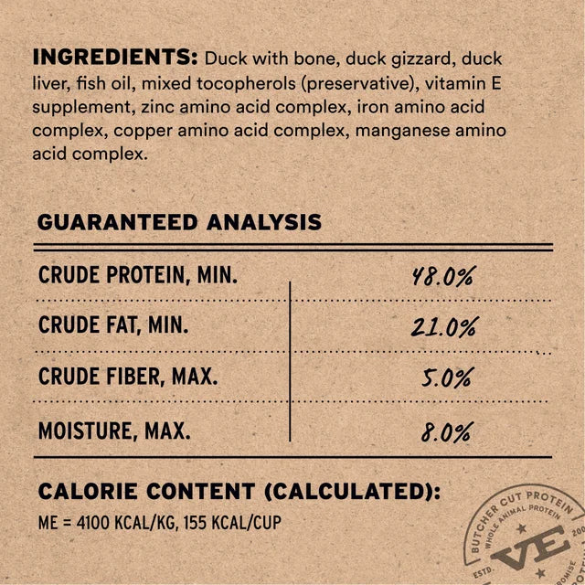 Vital Essential Duck Entree Mini Nibs 12oz Cat