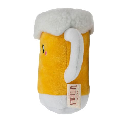 Territory Beer with Squeaker Dog Toy