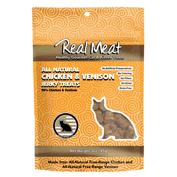 The Real Meat Chicken & Venison Cat Treats