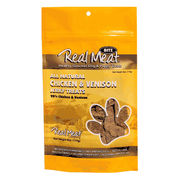 Real Meat Venison Chicken Jerky Treats