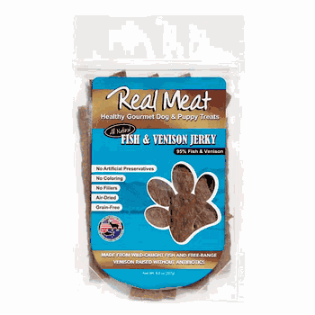 Real Meat Fish Venison Jerky Treats