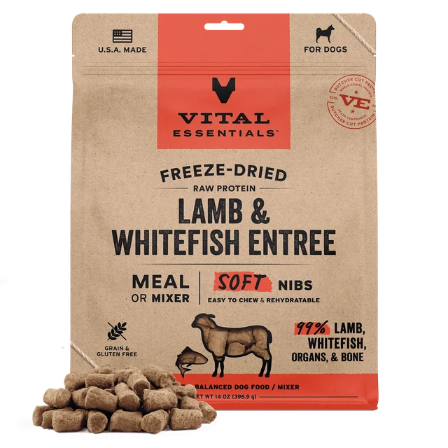 Vital Essentials Lamb & Whitefish Entree Soft Nibs