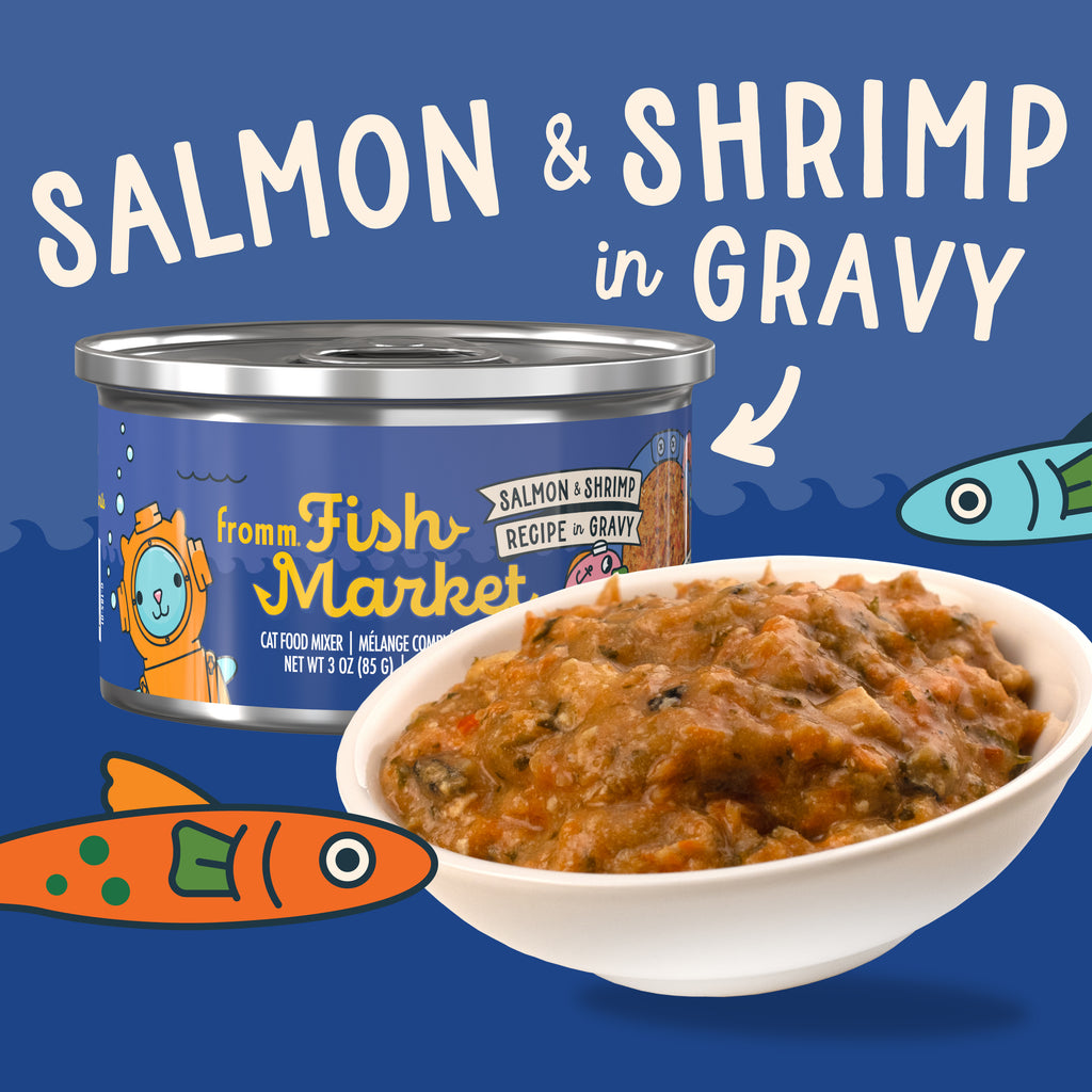 Fromm Fish Market Salmon & Shrimp in Gravy