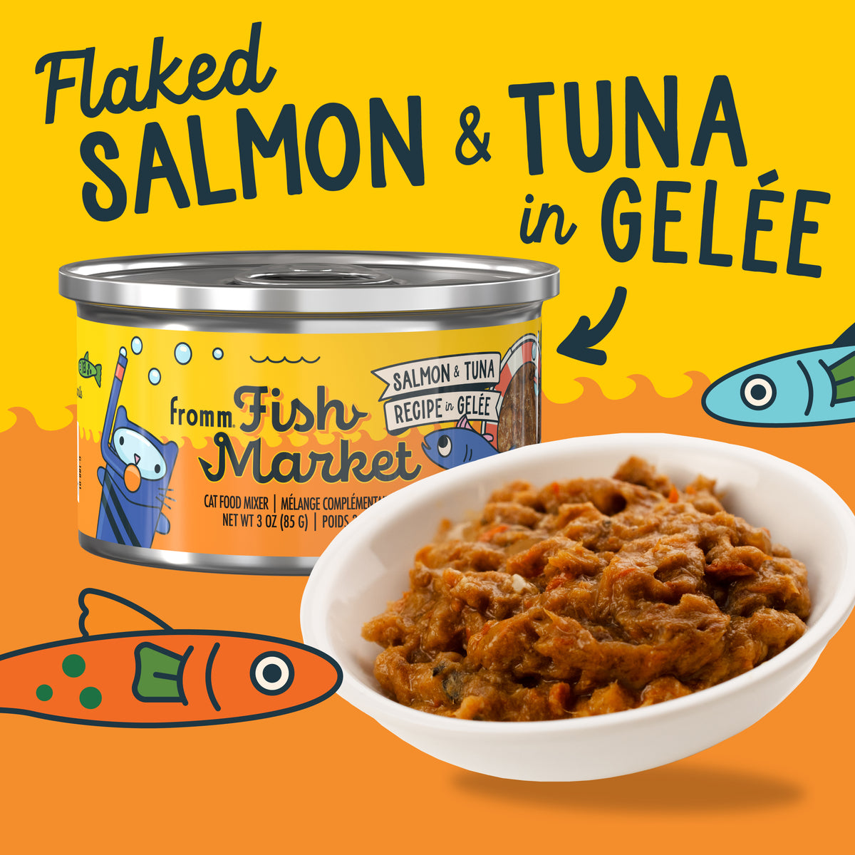 Weruva Fish Market Salmon & Tuna in Gelle
