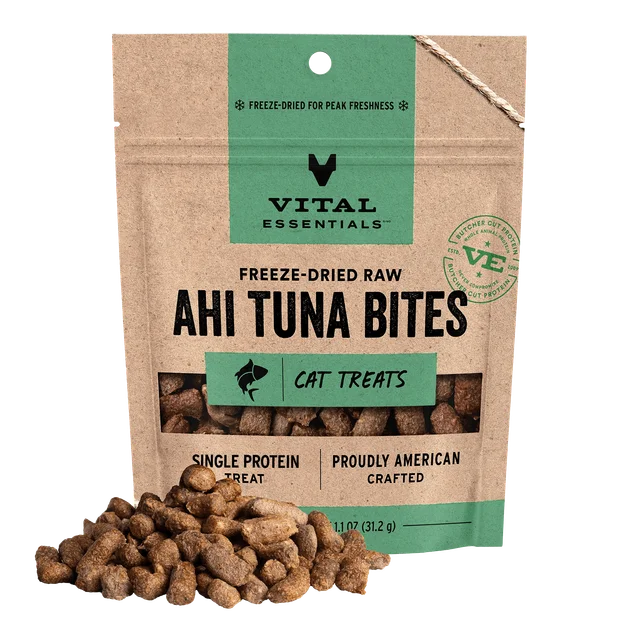 Vital Essentials Ahi Tuna Bites Cat Treats